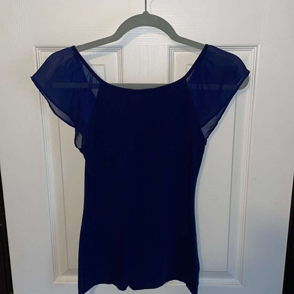 Navy blue Business casual top
